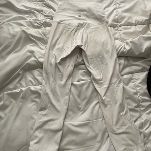 Lululemon White Align Leggings